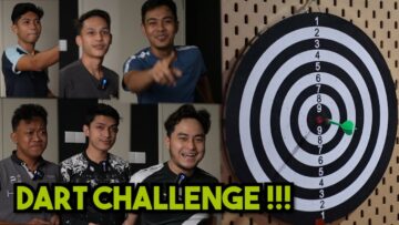 Lawan Main Dart !!! Afiq Tangan Bangku….