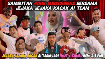 LELAKI AI TEAM JADI IMUT SEMUA PAKAI PINK ❗️ SAMBUTAN 400K UNTUK AISYAH ❗️