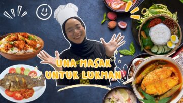 LOKMAN COMPLAIN MASAKAN UNA ! LOKMAN TERPAKSA HABISKAN WALAUPUN TAK SEDAP