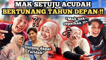 MAK EHIN RESTU FARIDAH JADI MENANTU !!! ACUDAH PRANK MAK EHIN NAK BERTUNANG TAHUN DEPAN !!
