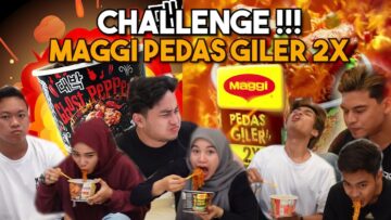 MAKAN 2X MAGGI PEDAS GILER + GHOSPEPPER !!! SIAPA RAJA PEDAS TEAM AI