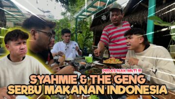 MAKAN INDONESIA TAK SEDAP LANGSUNG??? SYAHMIE RINDUKAN MAKANAN DI MALAYSIA!!!