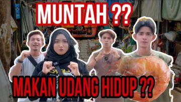 MAKAN UDANG HIDUP KAT THAI !! PAIH MUTAH DEPAN ORANG !!?