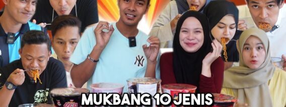 MUKBANG 10 JENIS RAMEN 10X PEDAS !!! MIMI TAK TAHAN KEPEDASANYA…