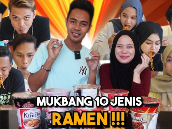 MUKBANG 10 JENIS RAMEN 10X PEDAS !!! MIMI TAK TAHAN KEPEDASANYA…