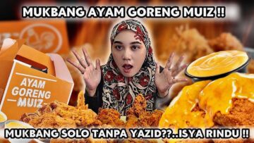 MUKBANG AYAM GORENG CHEESE !! AJIB DIHALAU KELUAR RUMAH ?!