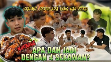 MUKBANG AYAM MADU 🍗 SYAHMIE MENGADU DEKAT KEKANDA??