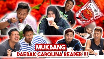 MUKBANG RAMEN PALING PEDAS CAROLINA !!! SULONG SAMPAI N4NGIS…