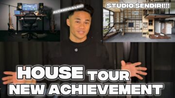 NEW ACHIEVEMENT RUMAH STUDIO SENDIRI | HOUSE TOUR RUMAH BARU HAFIZ!!!