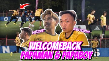 PAPAMAN & PAPABOY MASUK AI TEAM BALIK??! GANAS SAMPAI TERCABUT TAPAK!!