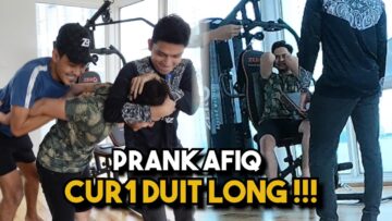 Prank Afiq MENCUR1 LAGI !!! Semua PAN4S…