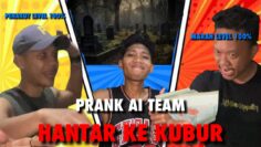 PRANK AI BOY/ANIQ HANTAR KUBUR!! ANIQ TAKUT NANGIS PANGGIL FIERA!!