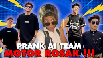 PRANK AI TEAM MOTOR ROSAK !!! 4 SEKAWAN SORANG JE BOLEH HARAP !!!