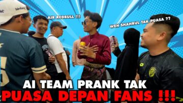 PRANK AI TEAM TAK PUASA DEPAN ORANG RAMAI !!! OWNER BULAN BINTANG TAK PUASA !?