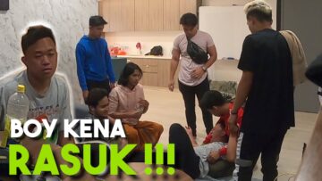 PRANK BOY KENA RASUK !!! SEMUA DALAM RUMAH JADI HURU HARA…