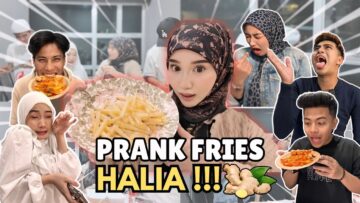 PRANK FRIES HALIA!! KANDA RINA IN ONE FRAME?!?!