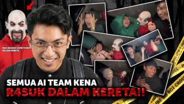 PRANK HANTU DALAM KERETA SEMUA TEAM KETAKUTAN?!.SAMPAI POLIS DATANG DEKAT OFFICE!