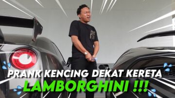 PRANK KENC1NG MERATA !!! BOY KENC1NG ATAS LAMBORGHINI ALIEFF …