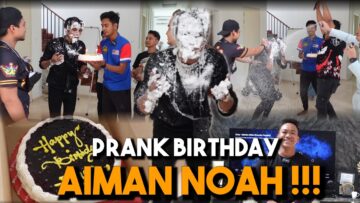 PRANK SUPRISE BIRTHDAY AIMAN !!! AIMAN DAH NAK KAHWIN !!!
