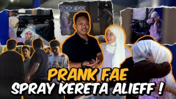 PRANKKK FAE SPRAY KERETA SPORT ALIEFF IRFAN !!! FAE NAK KELUAR TEAM…