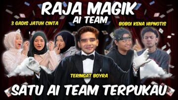 RAJA MAGIC AITEAM !! BOBOY KENA RASUT !! SEMUA TEPUKAU !!