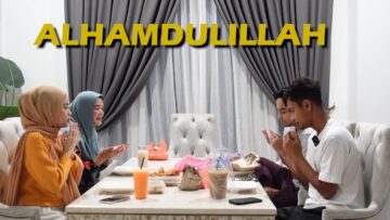 RUTIN BERBUKA PUASA BELLA & ALIEFF !!! SYUKUR….