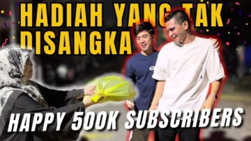 SAMBUT 500K BUKAN BESAMA RINA !! SAMBUT DENGAN KEKASIH BARU !!
