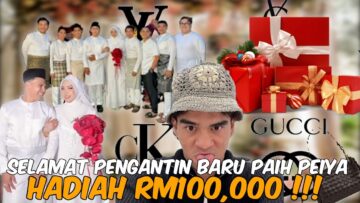 SELAMAT PEGANTIN BAHARU PIEYA PAIH !! KANDA BELI HADIAH DENGAN SOMEONE !!