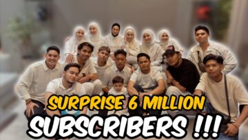 SEMUA AI TEAM SUPRISE 6 MILLION SUBSCRIBERS DEKAT LEADER !!! THANKYOU ISTERI KUMPULkAN OG…