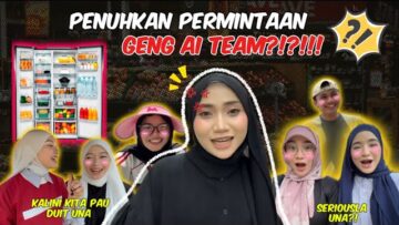 SPEND DUIT RMXXX UNTUK PENUHI PERMINTAAN AI TEAM !!