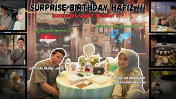 SURPRISE BIRTHDAY HAFIZ HAKIM | “AKU TERHARU TAK PERNAH DAPAT MACAM NI”…