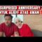 SURPRISED ALIEFF ANNIVERSARY ATAS AWAN ⁉️ . PENJELASAN TENTANG ANAK2 KAMI 🥺‼️