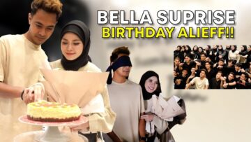 Surprised birthday alieff !! Ai team jadi gil4 !! 🤣🤣