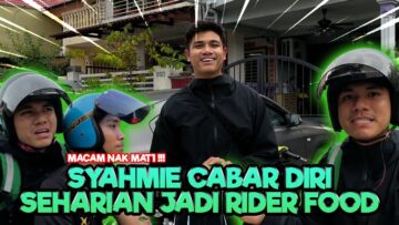SYAHMIE BERG4DUH DENGAN PEKERJA KEDAI MAKAN??? MOTOR HAMPIR JATUH GARA GARA JALAN LICIN!!!