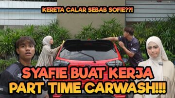SYAHMIE MENGAMUK SOFIE TERCABUTKAN BUMPER KERETA??? SOFIE LUAH RASA SAYANG PADA SYAHMIE!!!