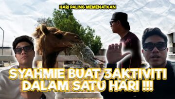 SYAHMIE PENGS4N DISEBABKAN TERKENA STROK HABA??? BUAT KERJA GILA SATU HARI 3 AKTIVITI!!!