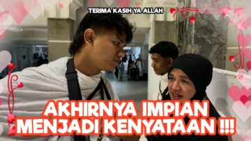 SYAHMIE SEBAK TENGOK MAMA NANGIS DEPAN KAABAH!!! TERIMA KASIH YA ALLAH!!