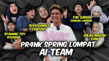 SYER PRANK AITEAM !! SEMUA AITEAM TEKEJUT !! SYAHMIE TRY SYER DEPAN SOFIE !!