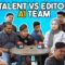 TEAM EDITOR VS TEAM TALENT !!! CHALLENGE AI TEAM…