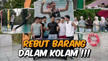 TERJUN KOLAM SELAMATKAN WANITA AI TEAM !!! REBUT SAYANG REBUT…