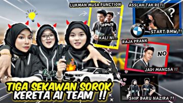 TRIO ARA-ARA HILANGKAN KUNCI KERETA BMW !! NAZRUL MENGAMUK HABIS !!