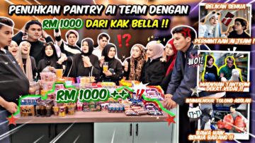 TUNAIKAN PERMINTAAN SEMUA AI TEAM ! ASSLAH HABISKAN RM1000 UNTUK MAKANAN OFFICE?! THANKYOU KAK BELLA