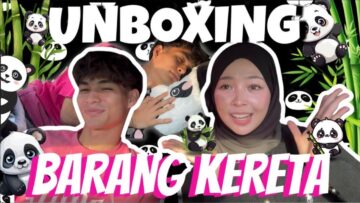 UNBOXING ACCESSORY BARU KERETA DARI SHOPPE  AUFAR STRESS SEMUA PANDA😆🐼