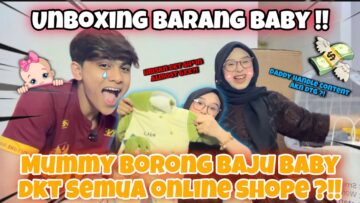 UNBOXING BARANG BABY!!TERSALAH BELI BAJU BABY BOY??