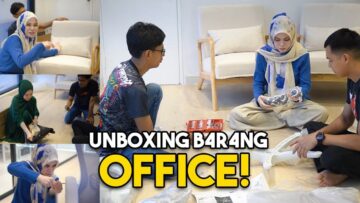 Unboxing barang lagi ! Bella nak buka kilang perabut ??!