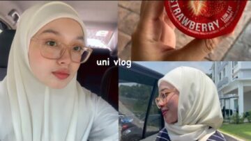 vlog go to university:eat,shopping and college