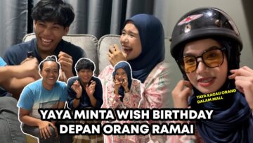 YAYA BUAT PERANGAI DEKAT PUBLIC !! YAYA EHIN BAGI HADIAH UNTUK NAEL !!