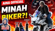 AINA BELAJAR BAWAK MOTOR ?! KAK BELLA GIVEUP AJAR AINA !! RIEV RISAU DEKAT MOTOR ?!