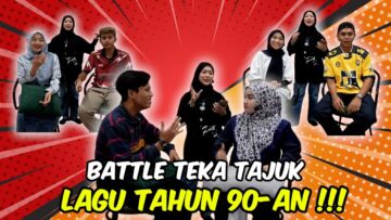 BATTLE TEKA TAJUK LAGU TAHUN 90 AN !!! EHIN SWEET MOMENT DENGAN MIMI ???