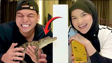 LIE CHALLENGE WITH MY WIFE !! S4KIT PERUT GELAK !! BIKIN NGAKAKK !!